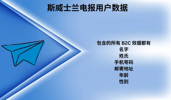 斯威士兰电报用户数据